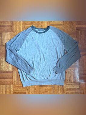 Vince — Cotton / Cashmere Blend Crewneck Long Sleeve Shirt